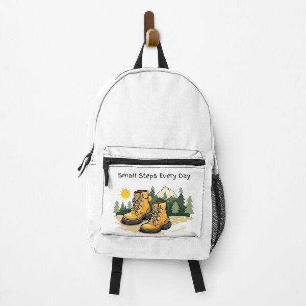 Item preview, Small Steps Every Day - Hiking & Motivation Art designed and sold by HALYNA070824.
