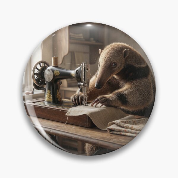 Item preview, Anteater at Work on Sewing Machine designed and sold by Tridentulus.