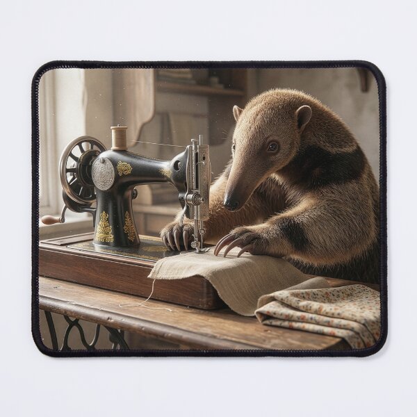 Item preview, Anteater at Work on Sewing Machine designed and sold by Tridentulus.