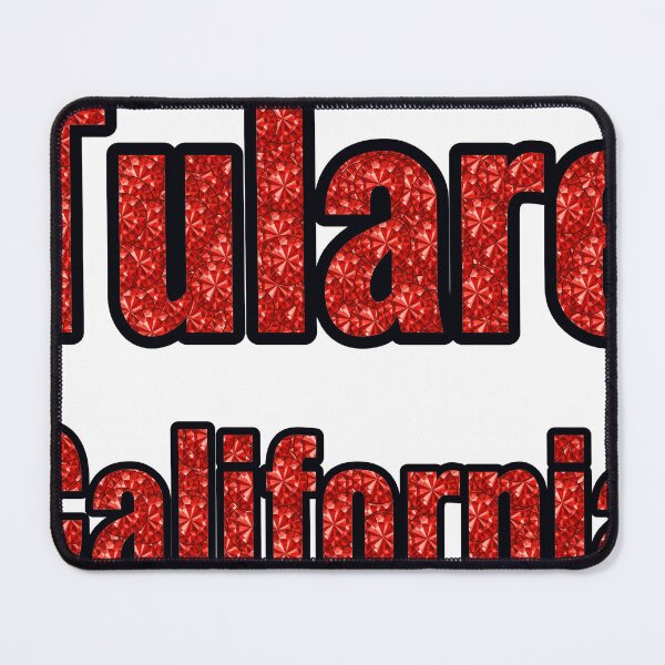 Item preview, Tulare California City Name With Red Rhinestone designed and sold by TheIconSmith.