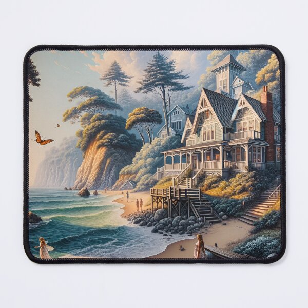 Item preview, Seaside Cottage at Golden Sunset designed and sold by NancyzKreations.