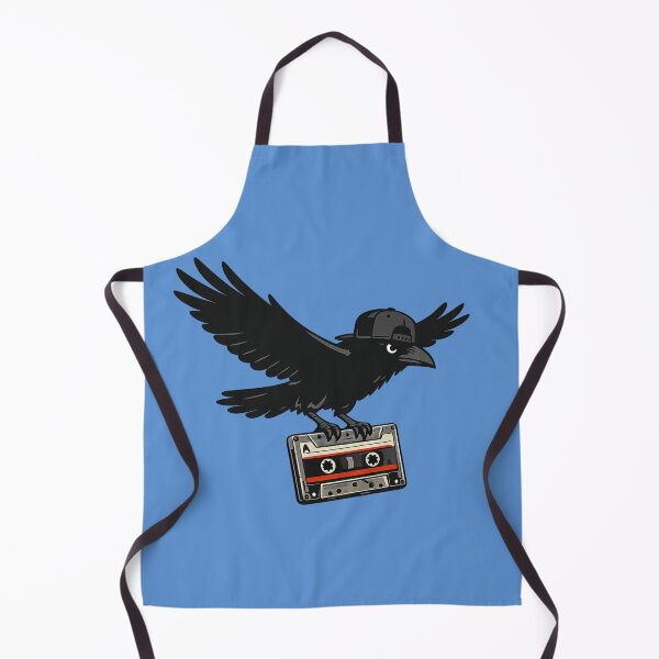 Item preview, Urban Crow with Cassette – Retro Music Design designed and sold by Dogandesighn.