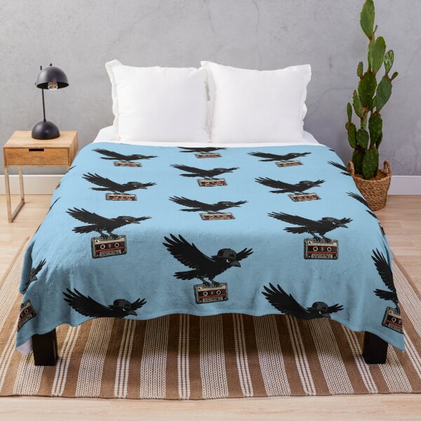 Item preview, Urban Crow with Cassette – Retro Music Design designed and sold by Dogandesighn.