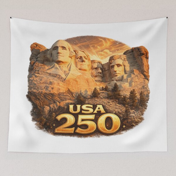 Item preview, USA_250_ Mount Rushmore designed and sold by Willa-Westwood.