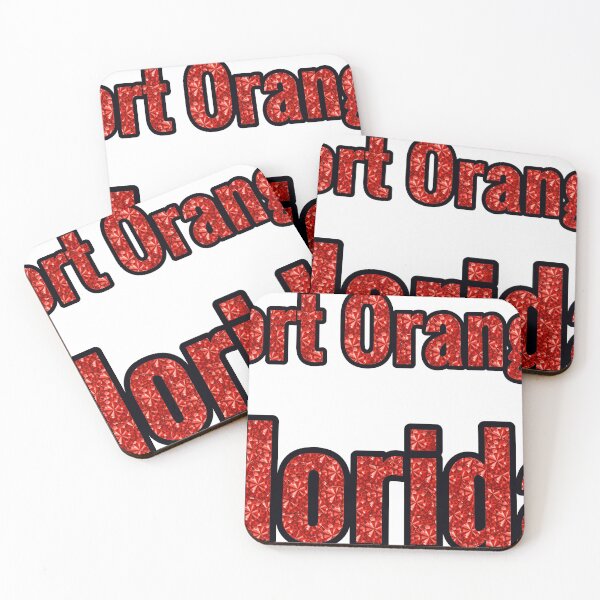 Item preview, Port Orange Florida City Name With Red Rhinestone designed and sold by TheIconSmith.