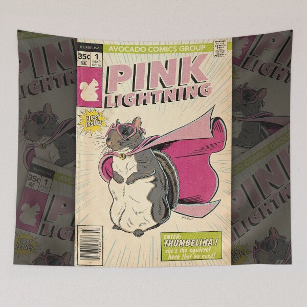 Item preview, Thumbelina: Pink Lightning Comic Art designed and sold by ThumbelinaShop.