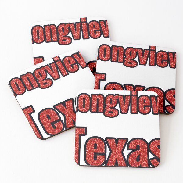 Item preview, Longview Texas City Name With Red Rhinestone designed and sold by TheIconSmith.