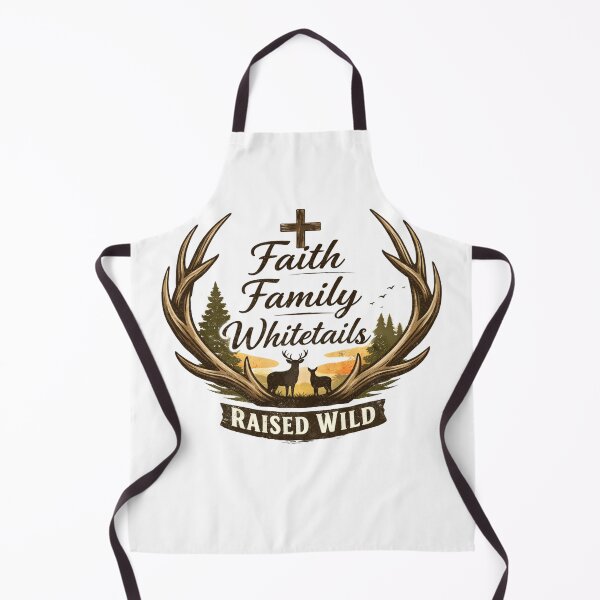Item preview, Faith Family Whitetails – Raised Wild Christian Deer Hunting designed and sold by WildWonderfulWear.