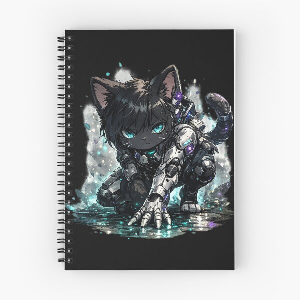 Item preview, Futuristic Chibi Armor Cat – Cute Sci-Fi Mecha Kitty Design designed and sold by Minato_Monarch.