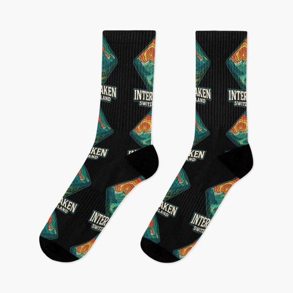 Item preview, Interlaken Switzerland Trippy Travel designed and sold by TomFrontierArt.
