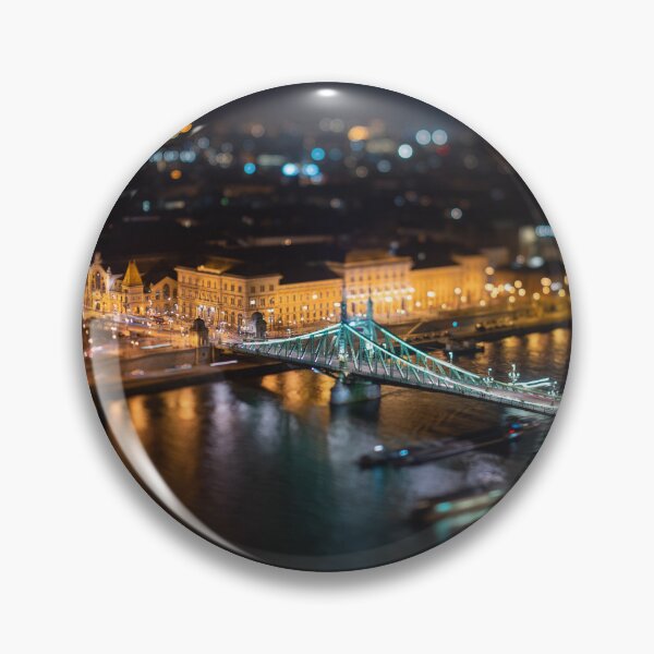 Item preview,  Landscape view of night Budapest from Citadella observation deck designed and sold by Niageadon.
