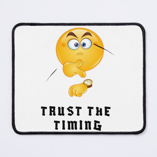 Item preview, Trust The Timing Positive Mindset Sticker designed and sold by JG-DigitalArts.