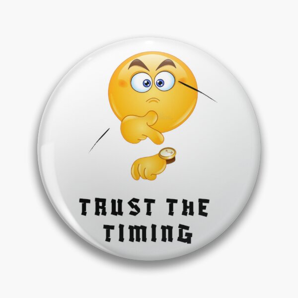 Item preview, Trust The Timing Positive Mindset Sticker designed and sold by JG-DigitalArts.