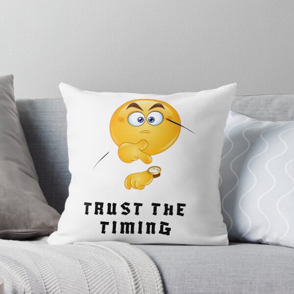 Item preview, Trust The Timing Positive Mindset Sticker designed and sold by JG-DigitalArts.