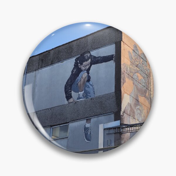 Item preview, Urban Loft with Climbing Boy Graffiti designed and sold by Fullspace.