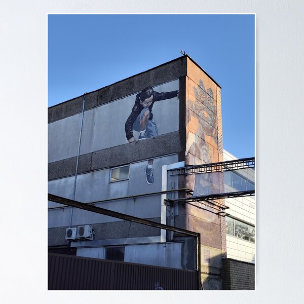 Item preview, Urban Loft with Climbing Boy Graffiti designed and sold by Fullspace.