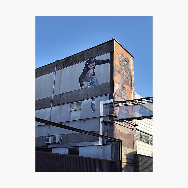 Item preview, Urban Loft with Climbing Boy Graffiti designed and sold by Fullspace.