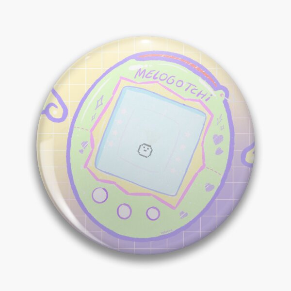 Item preview, cute pastel green Tamagotchi designed and sold by MeloxineStore.