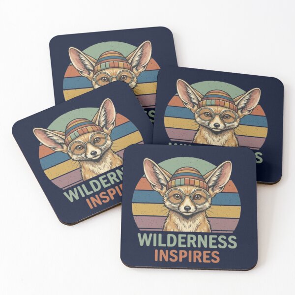 Item preview, Wilderness Inspires – Fennec Fox Retro Design designed and sold by Dogandesighn.