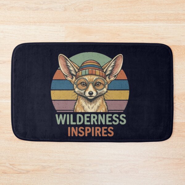 Item preview, Wilderness Inspires – Fennec Fox Retro Design designed and sold by Dogandesighn.