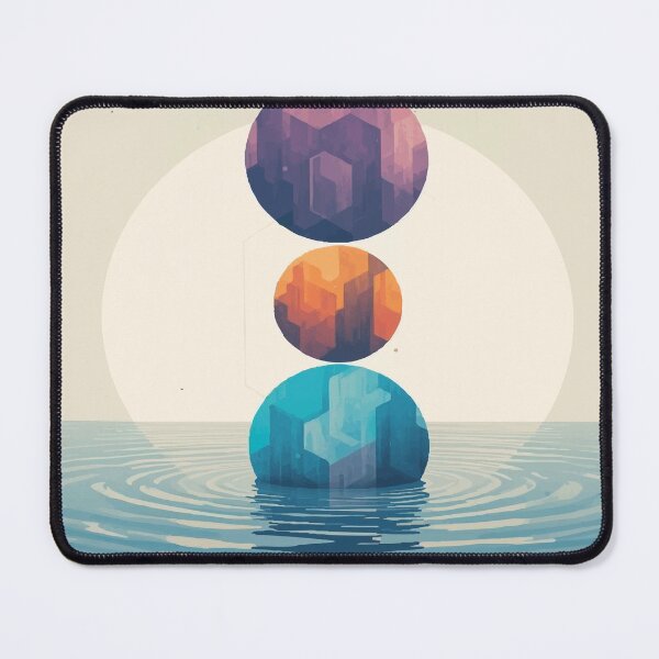 Item preview, Three Worlds Above the Water designed and sold by AbstractAnom.