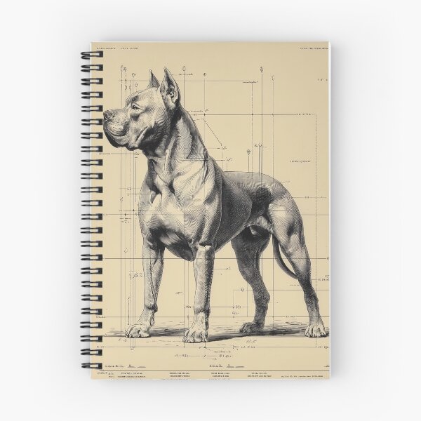 Item preview, Detailed Cane Corso Anatomical Drawing designed and sold by lautir.