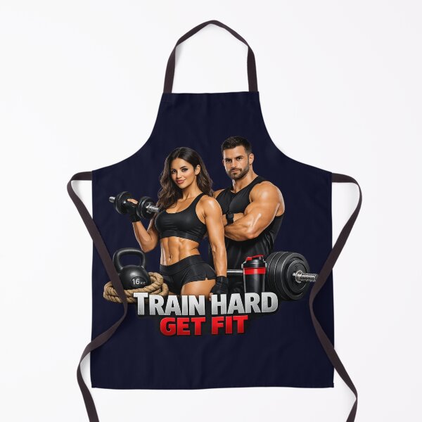 Item preview, Train Hard Get Fit – Gym Motivation Design designed and sold by StrongEveryDayStore.