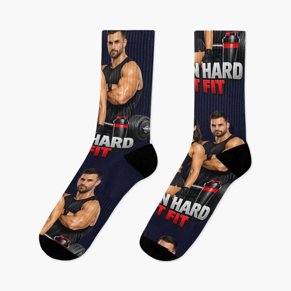 Item preview, Train Hard Get Fit – Gym Motivation Design designed and sold by StrongEveryDayStore.
