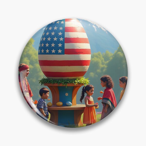 Item preview, American Flag Easter Egg Family Gathering designed and sold by Teeshirtstoday.com.