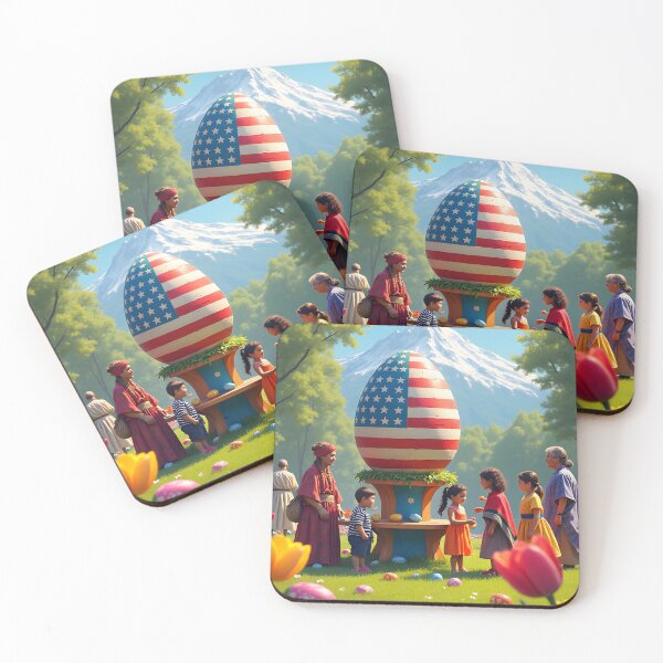 Item preview, American Flag Easter Egg Family Gathering designed and sold by Teeshirtstoday.com.