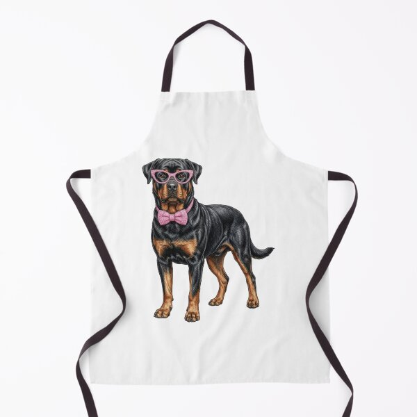 Item preview, Pink Rottweiler Sunglasses Bow Retro 90s Airbrush Dog Mom Graphic designed and sold by EvrmoodCo.