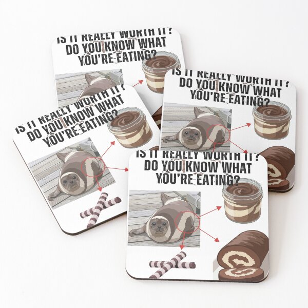 Item preview, Is it worth it? Ribbon Seal Chocolate Meme designed and sold by shellymope.