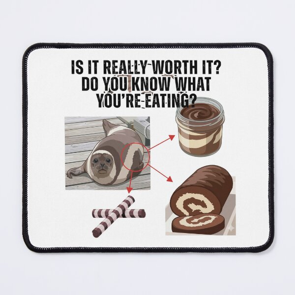 Item preview, Is it worth it? Ribbon Seal Chocolate Meme designed and sold by shellymope.