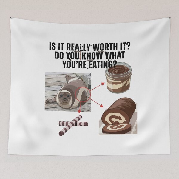 Item preview, Is it worth it? Ribbon Seal Chocolate Meme designed and sold by shellymope.