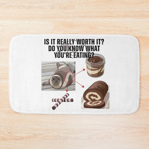 Item preview, Is it worth it? Ribbon Seal Chocolate Meme designed and sold by shellymope.