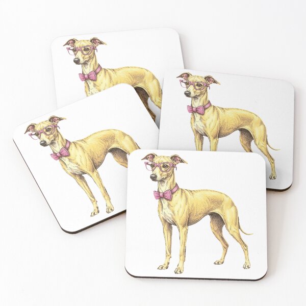Item preview, Pink Italian Greyhound Sunglasses Bow Retro 90s Airbrush Iggy Dog Mom designed and sold by EvrmoodCo.