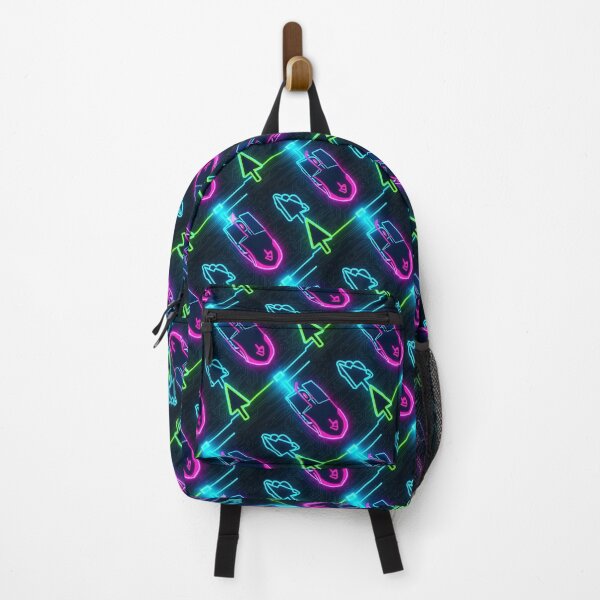Item preview, Neon Computer Mouse and Arrow Pattern designed and sold by StickVerse by Owais.