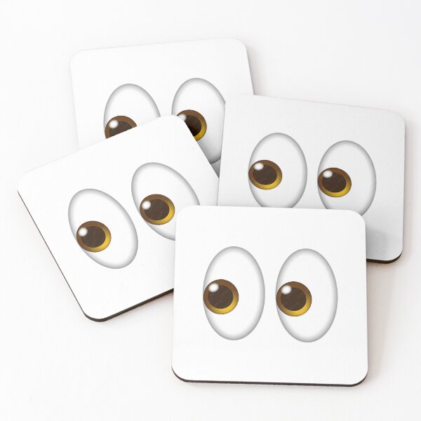 Item preview, Funny Looking Eyes Cartoon – Curious Emoji Eyes Minimal Expression Design designed and sold by Vervella.