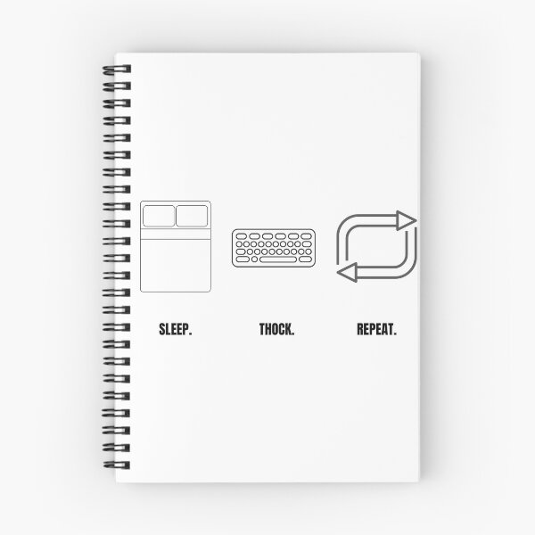 Item preview, Sleep Thock Repeat - Daily Gaming Routine designed and sold by ThockStation.