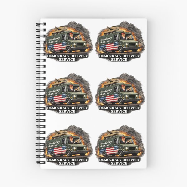 Item preview, Democracy Delivery Service Political Satire designed and sold by rocknrollstyles.