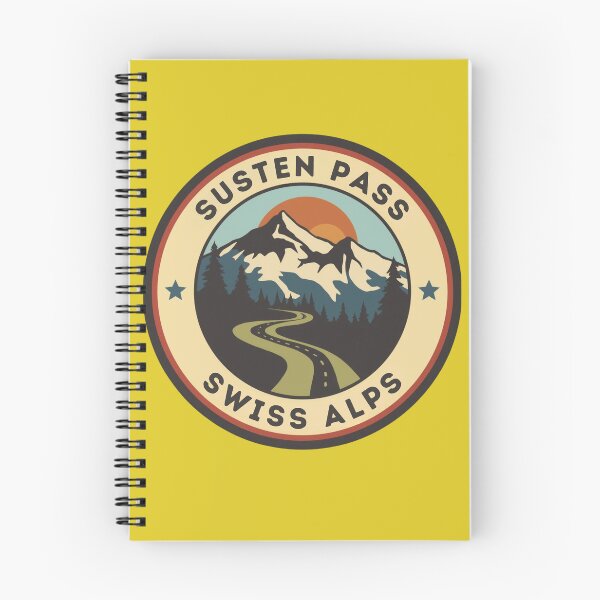 Item preview, Susten Pass Swiss Alps Vintage Adventure Badge designed and sold by GoaTeeGram.