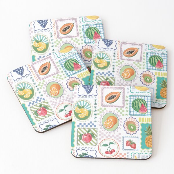 Item preview, Fruits frame pattern designed and sold by anyuka.