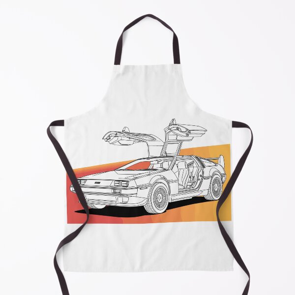 Item preview, Vintage Classic Car Delorean Art Colors designed and sold by PrintCarClub.