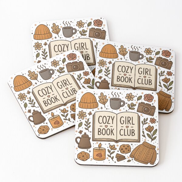 Item preview, Cozy Girl Book Club!! - Cozy Girl Book Club - Book Girl Club - Book-Loving Girl designed and sold by SoffyLee586.
