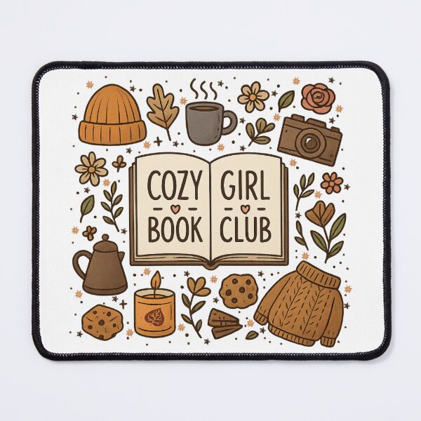 Item preview, Cozy Girl Book Club!! - Cozy Girl Book Club - Book Girl Club - Book-Loving Girl designed and sold by SoffyLee586.