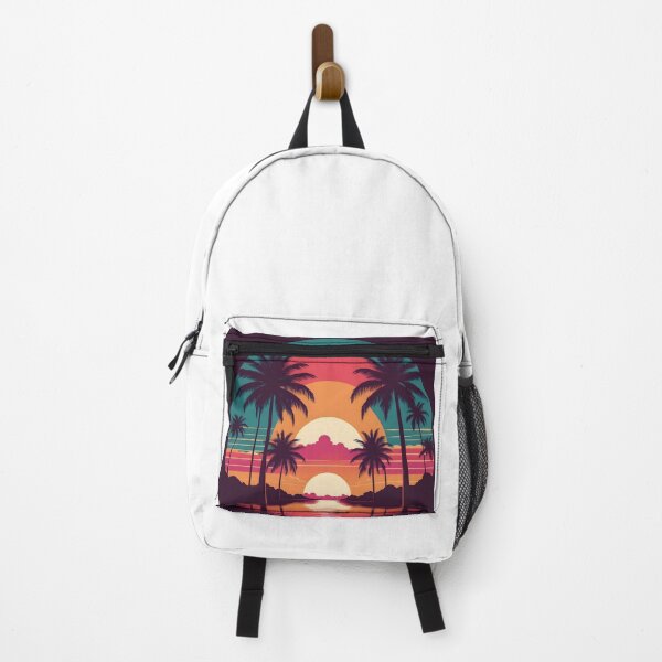 Item preview, Retro Sunset Palm Trees 80s Vintage Aesthetic - 3 designed and sold by RELAX STATION.