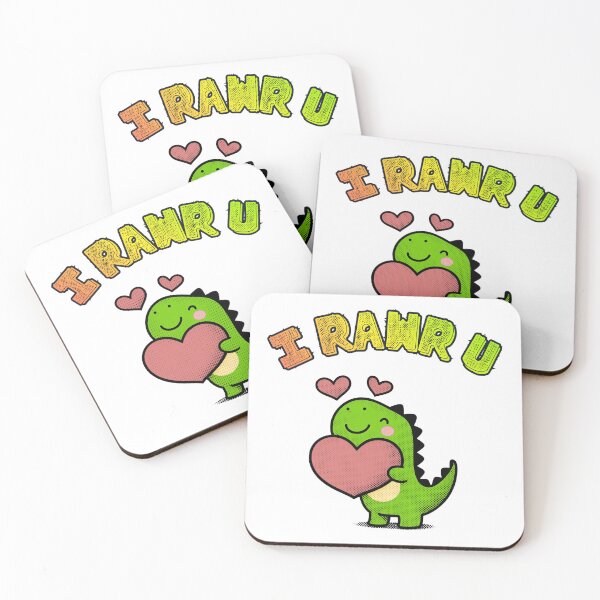 Item preview, I Rawr U Cute Emo Scene Dinosaur Aesthetic designed and sold by MadeTearfully.