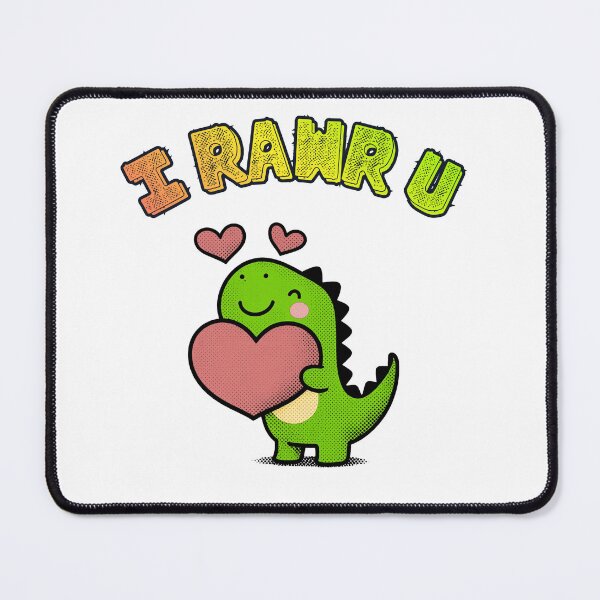 Item preview, I Rawr U Cute Emo Scene Dinosaur Aesthetic designed and sold by MadeTearfully.