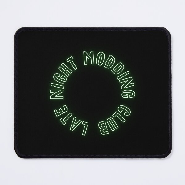 Item preview, Copy of Late Night Modding Club - Neon Keyboard Badge designed and sold by ThockStation.
