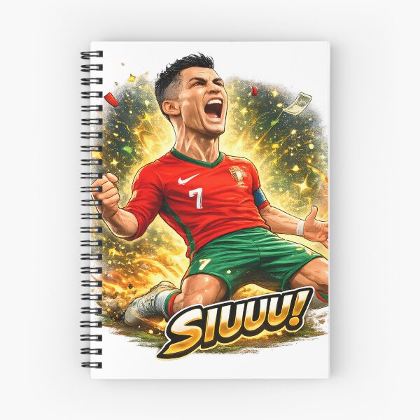 Item preview, CR7 SIUUU Celebration Cartoon – Legendary Football Goal Celebration designed and sold by KawaiiOrbit.
